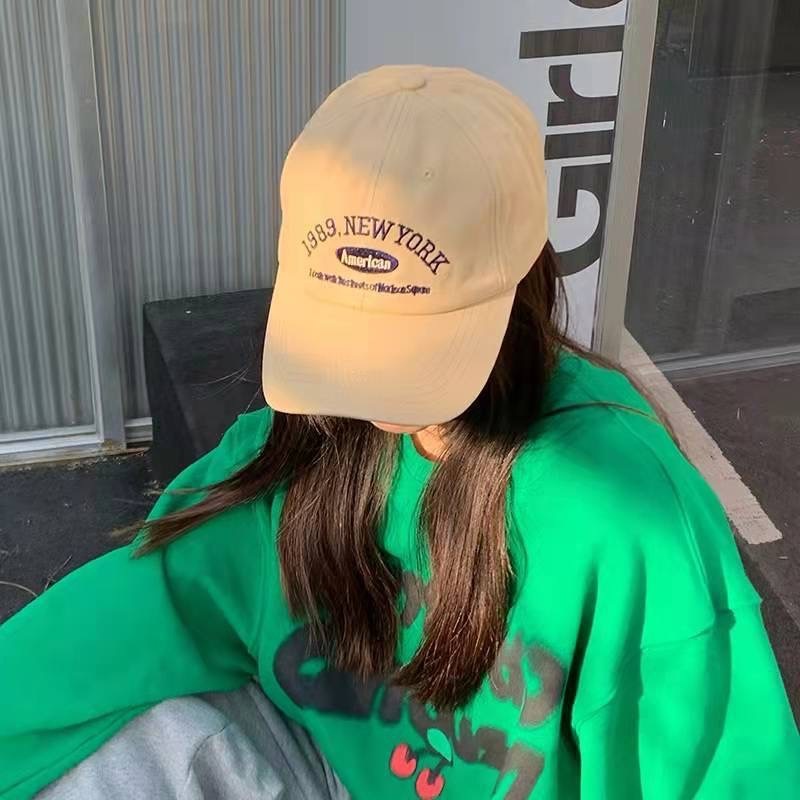 Topi Baseball Motif Bordir Gaya Korea Untuk Wanita