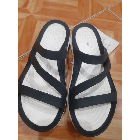 sandal crocs swiftwater W black/white