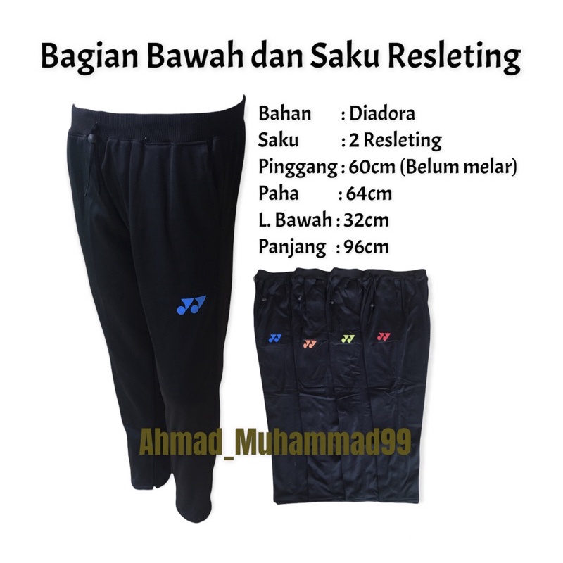 Celana Panjang Training Trening Pria Dewasa Jumbo XXL_XXXXL Pria Dewasa  | Celana Olahraga Futsal