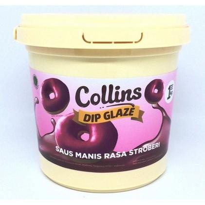 

Spesial Promo Collins Dip Glaze 1kg - Strawberi