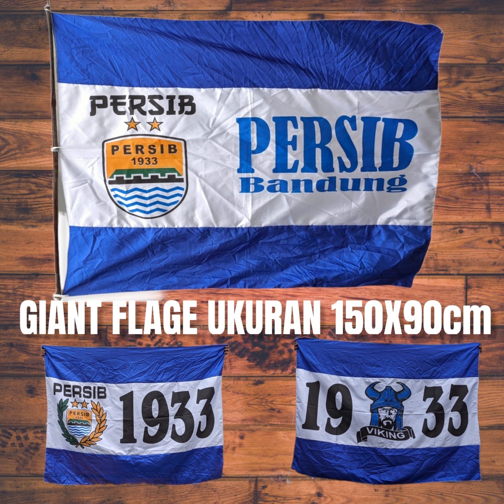 BENDERA PERSIB VIKING BESAR UKURAN 150x90cm