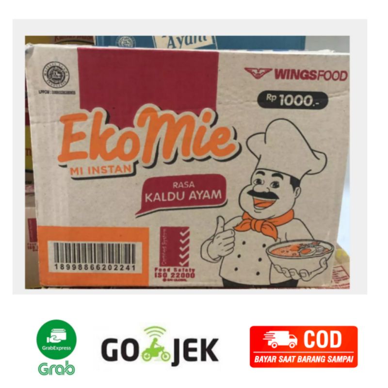 

Mie Ekomie Instant Rasa Kaldu Ayam 1 Dus isi 40 Pcs - Temok grosir Payakumbuh