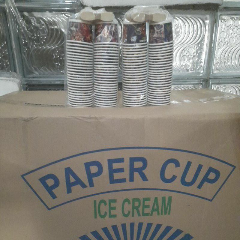 

paper cup es krim