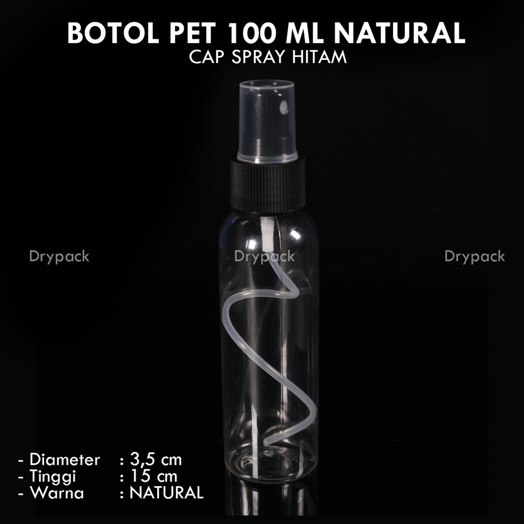 Botol Parfum / Spray 100ml Natural