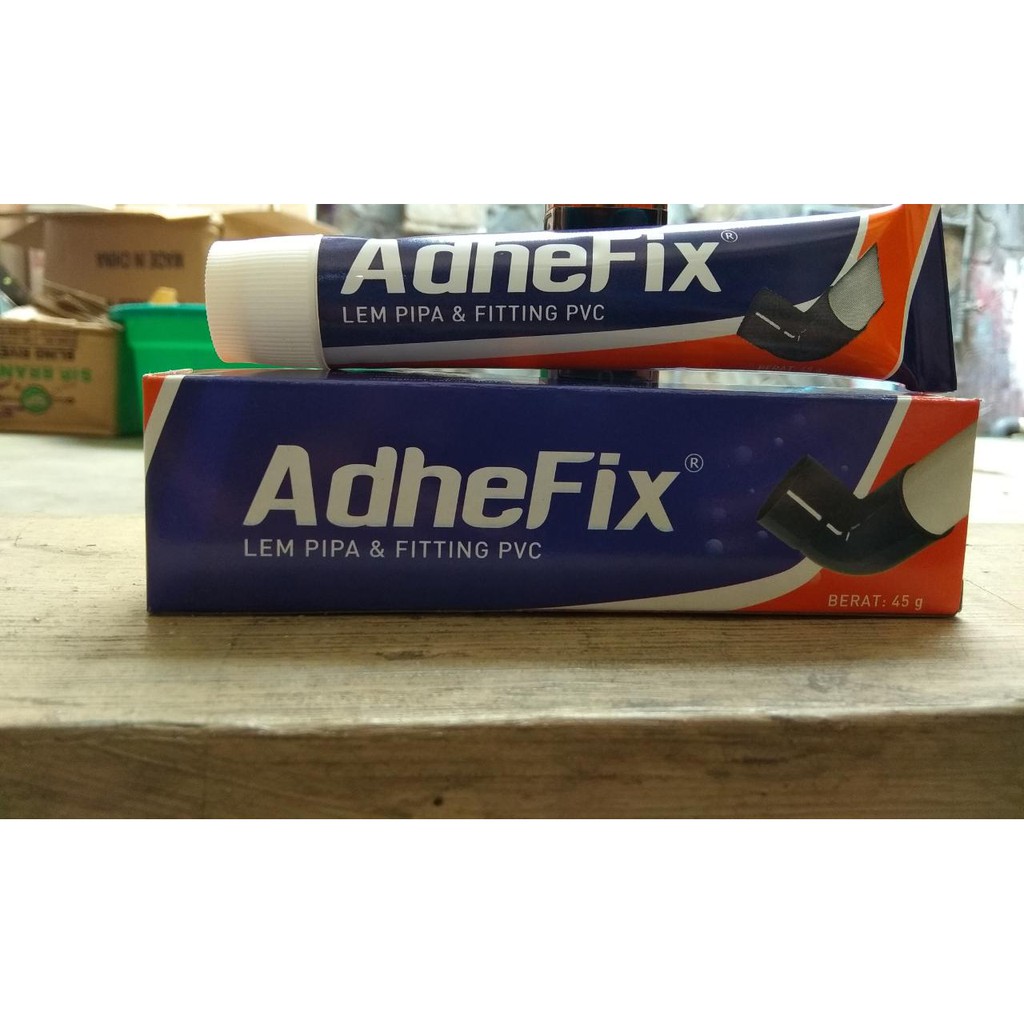 lem pipa lem pvc lem paralon ADHEFIX kemasan 45g