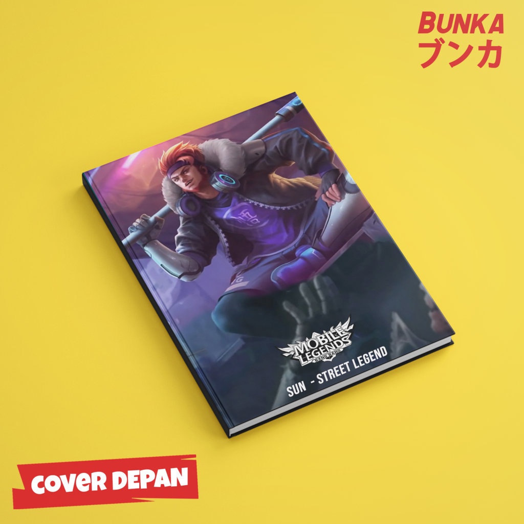 

Notebook Mobile legends Sun Street Legend Hardocover A5 Buku tulis catatan Notes Agenda planner Jurnal