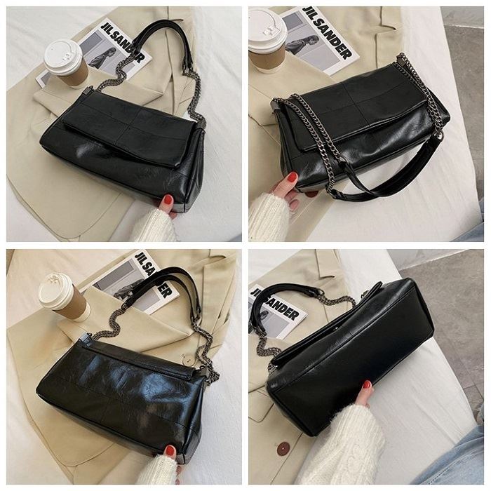 BJ15755 - BEIGE/BLACK/BROWN - TAS BAHU SLEMPANG SHOULDERBAG TALI RANTAI IMPORT TAS WANITA FASHION IMPORT MODIS ELEGAN TERMURAH TERLARIS TERBARU BAGSTORE JAKARTA TAS BATAM JT71749 LT1896 BQ3114 CR7632 EL5755