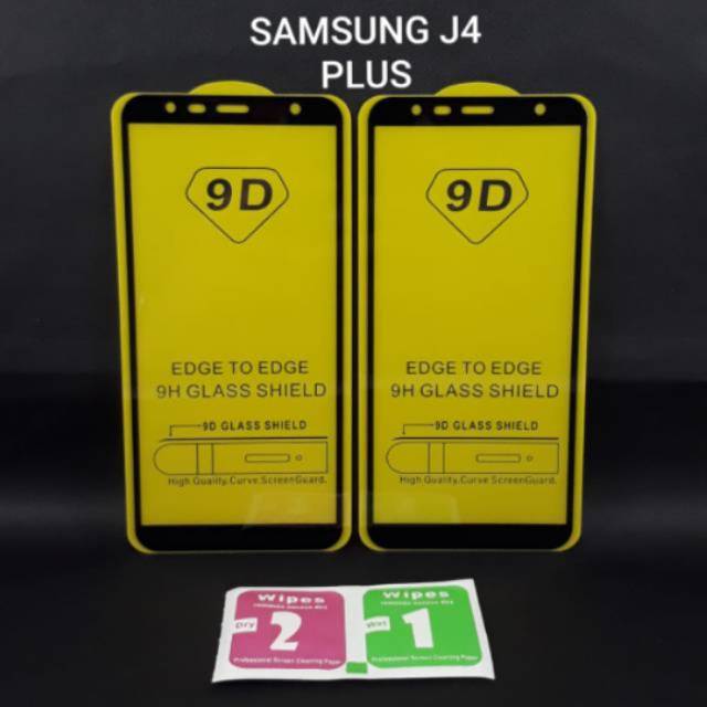 TEMPERED GLASS SAMSUNG J4 PLUS FULL COVER 5D 9D 11D 21D TG SAMSUNG J4+ SAMSUNG J4 PLUS