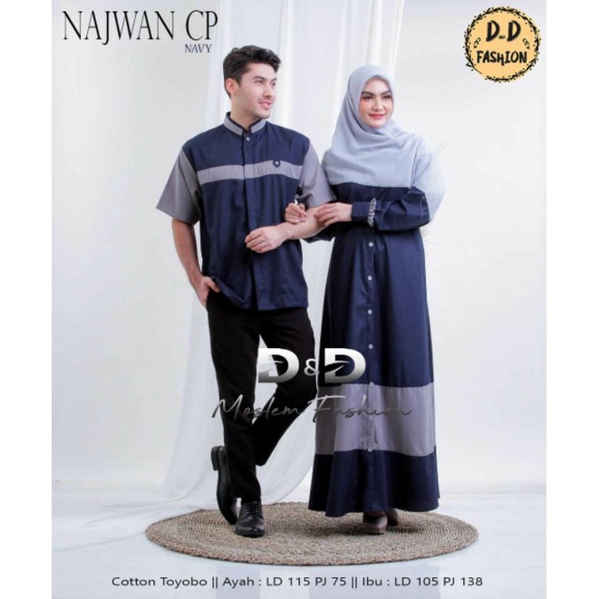 NAJWAN BAJU COUPLE BAJU SARIMBIT TERBARU BY DnD