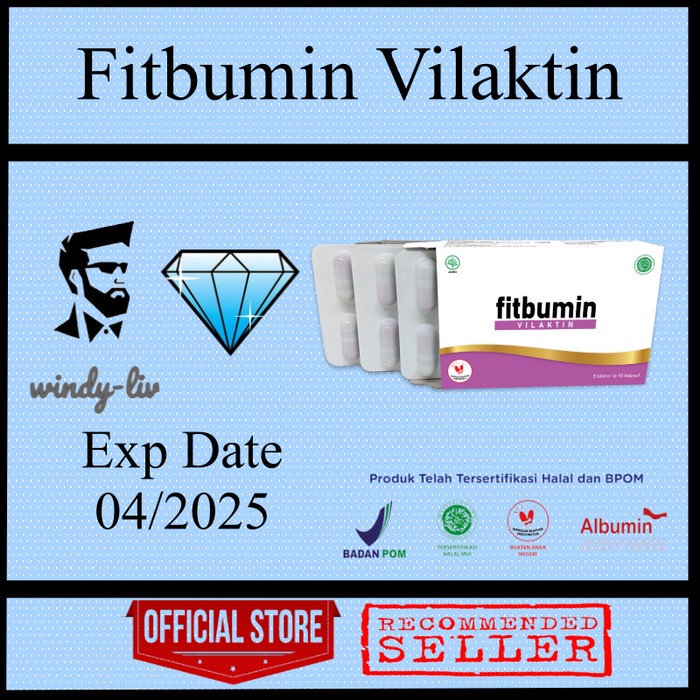 

Fitbumin Vilaktin Suplemen Pelancar ASI Ibu Menyusui