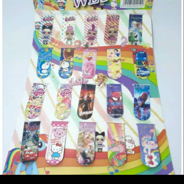 

Pembatas mahnet karakter