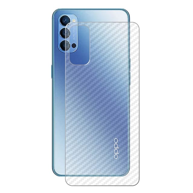 Oppo Reno 4F Garskin Carbon Skin Back Anti Gores Belakang