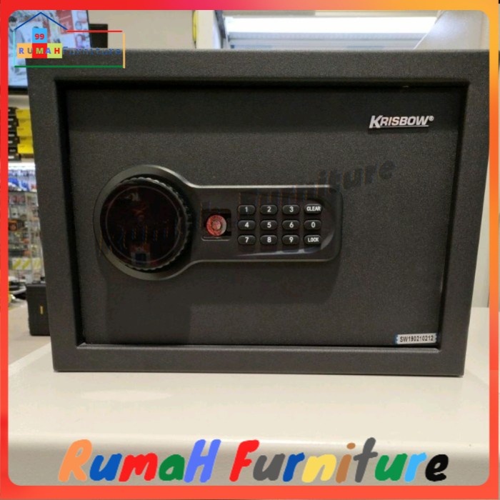 Brankas Krisbow dengan Alarm/Brankas besi/kotak penyimpanan uang