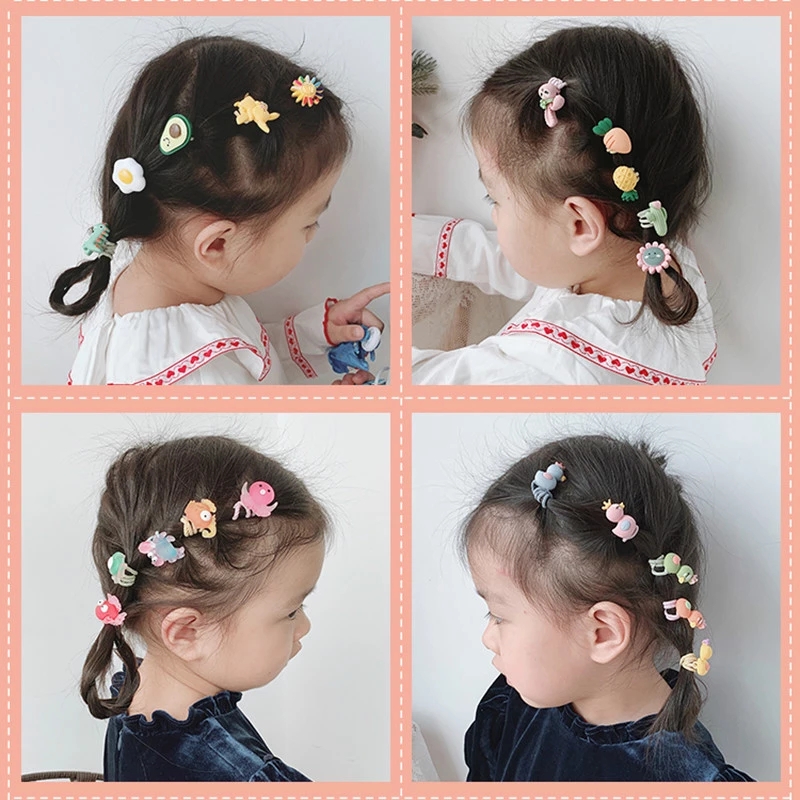 Ikat Rambut Karet Elastis Motif Kartun Buah Gaya Korea Vintage Untuk Anak Perempuan