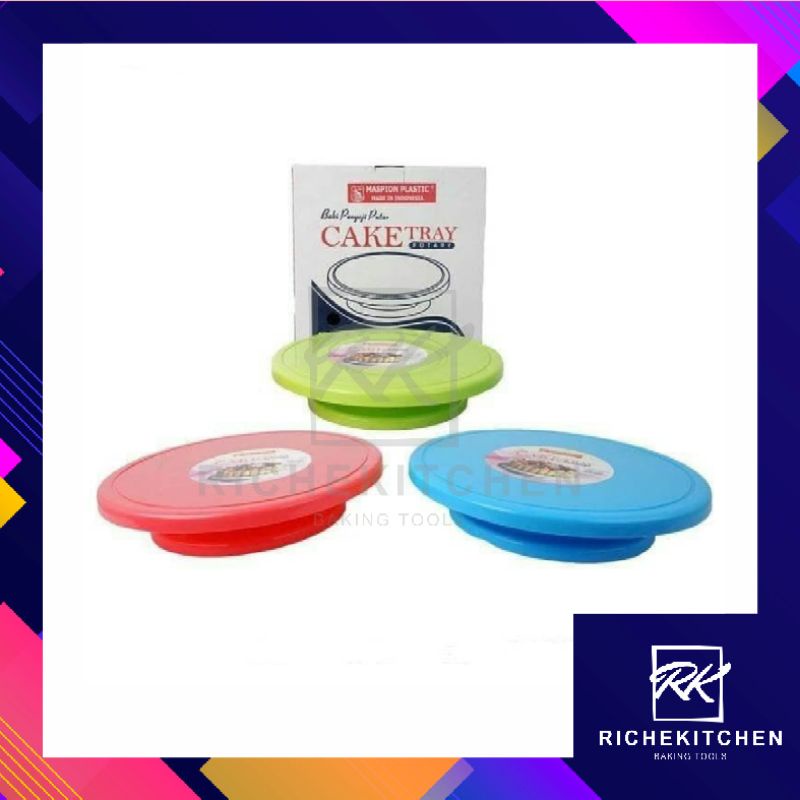 Meja Putar Cake Tray Meja Dekorasi Kue Tart