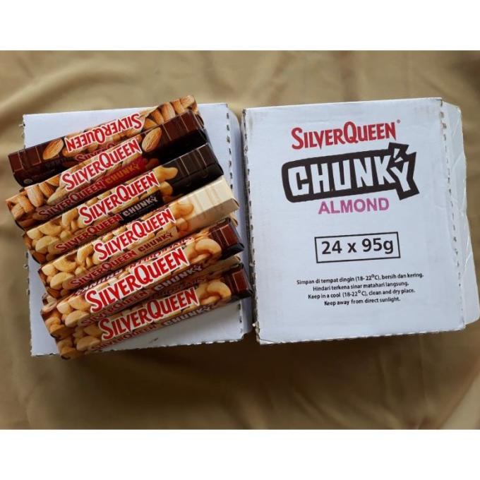 

COKLAT SILVERQUEEN CHUNGKY BAR 95GR 1 BOX DC51C1215