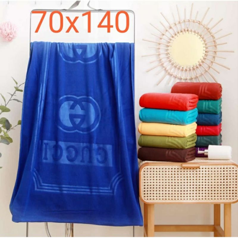 (COD) HANDUK DEWASA GUCCI TEBAL 70X140 MURAH / HANDUK GUCCI