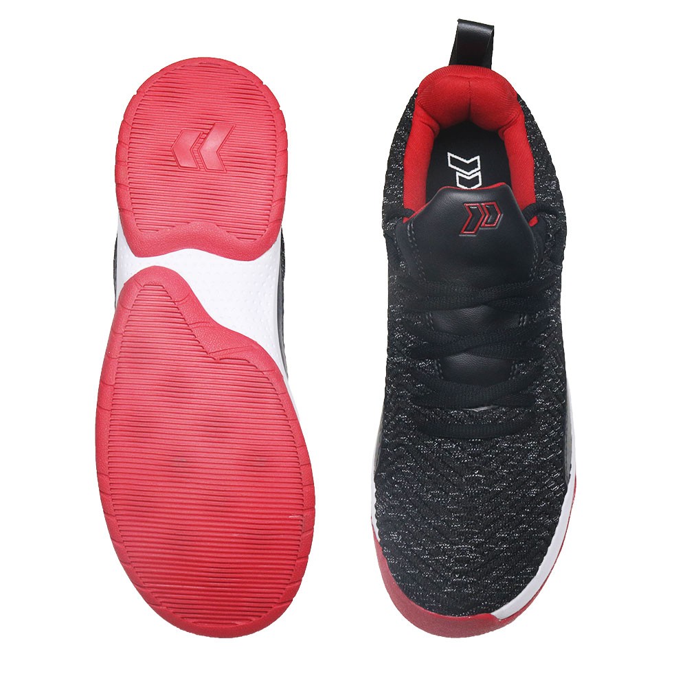 Precise Flexnit Ignite Sepatu Basket - Black/Red