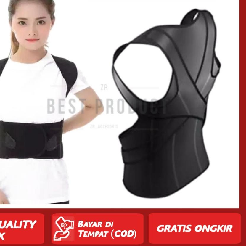 ✺ Body Posture Babaka Penyangga Punggung Babaka Posture Corrector Korset Punggung Pria Wanita ➨