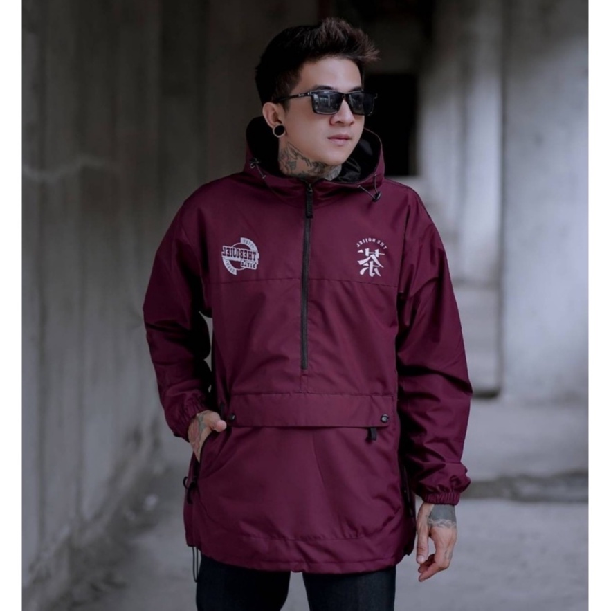 Jaket Hoodie New Outdoor Taslan JN The Bojiel Original Distro Best Seller