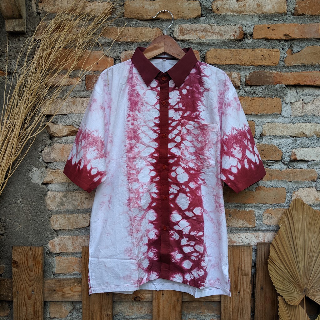 Kemeja Pria Tie Dye HANDMADE