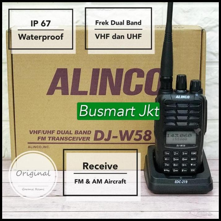 Ht Alinco Dj W58 / Alinco W58 Original Garansi Resmi