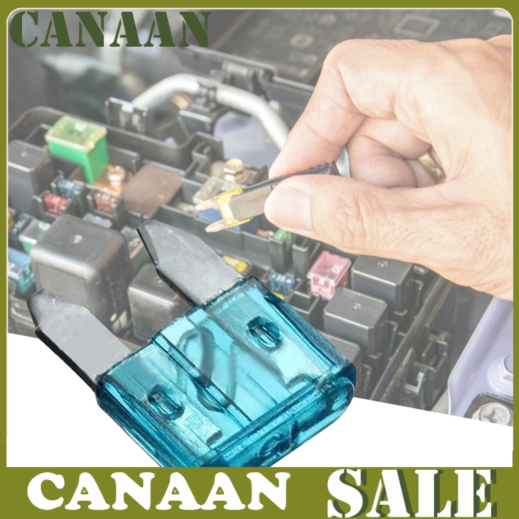 canaan 60Pcs 5/10/15/20/25/30A Assorted Auto Car Truck Standard Mini Blade Fuses Kit