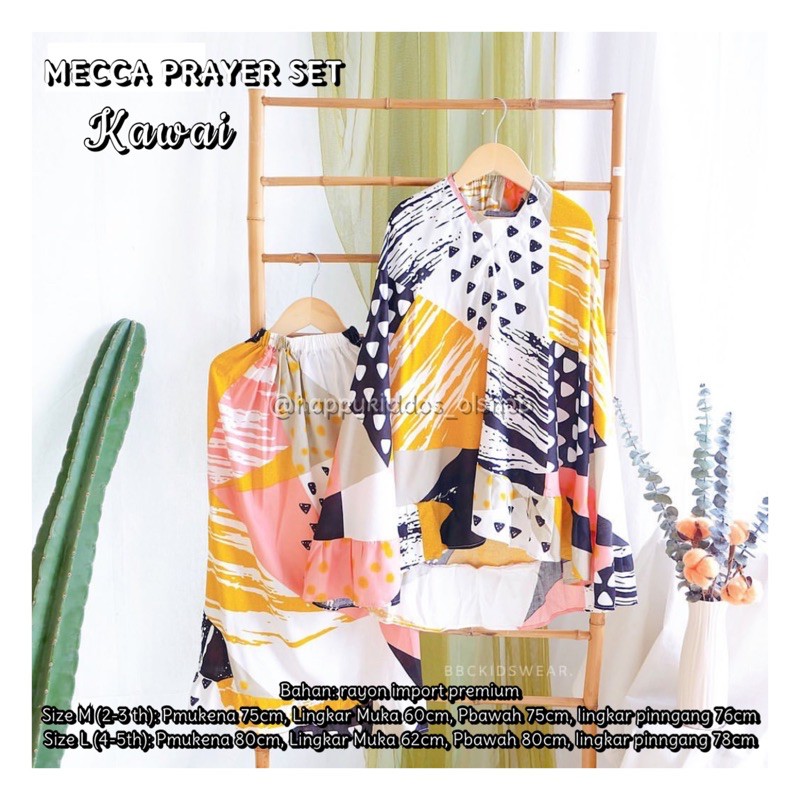 MUKENA ANAK MECCA PRAYER SET - BBCKIDSWEAR