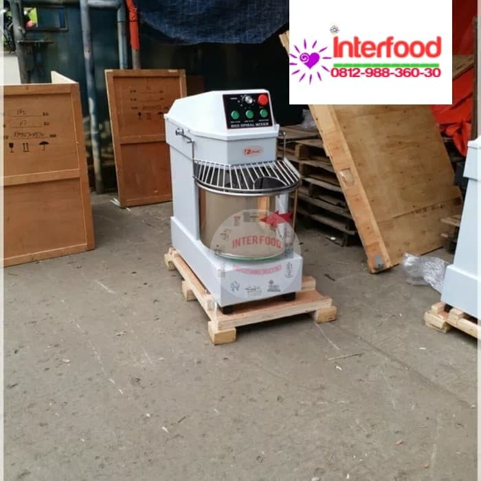 Spiral mixer Fomac 20 Liter SMK-HS20B mixer Adonan Roti