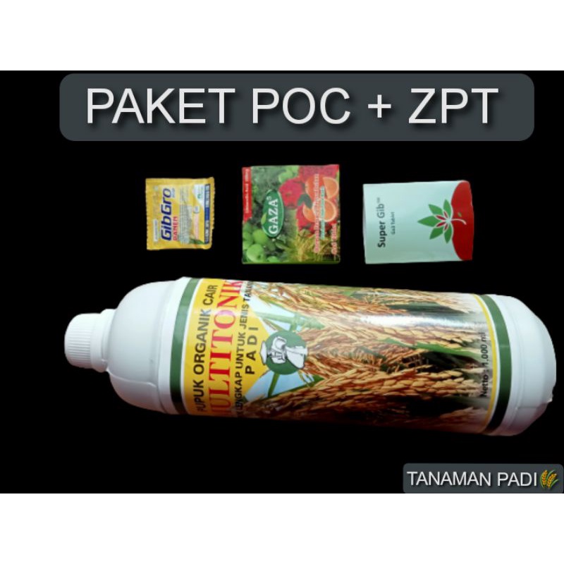 (paket)PUPUK ORGANIK CAIR + Zpt khusus tanaman padi