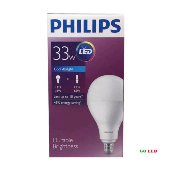 BANTING HARGA PHILIPS LAMPU LED 33W(33WATT) CAHAYA PUTIH BOHLAM LED BULB 33 WATT CDL