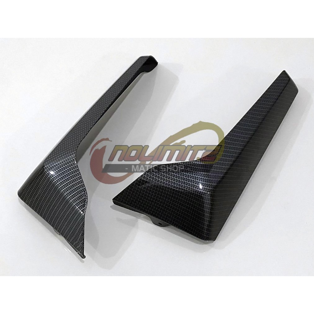 Winglet Windshield Sayap Pijakan Kaki Depan NEMO Carbon Yamaha NMAX