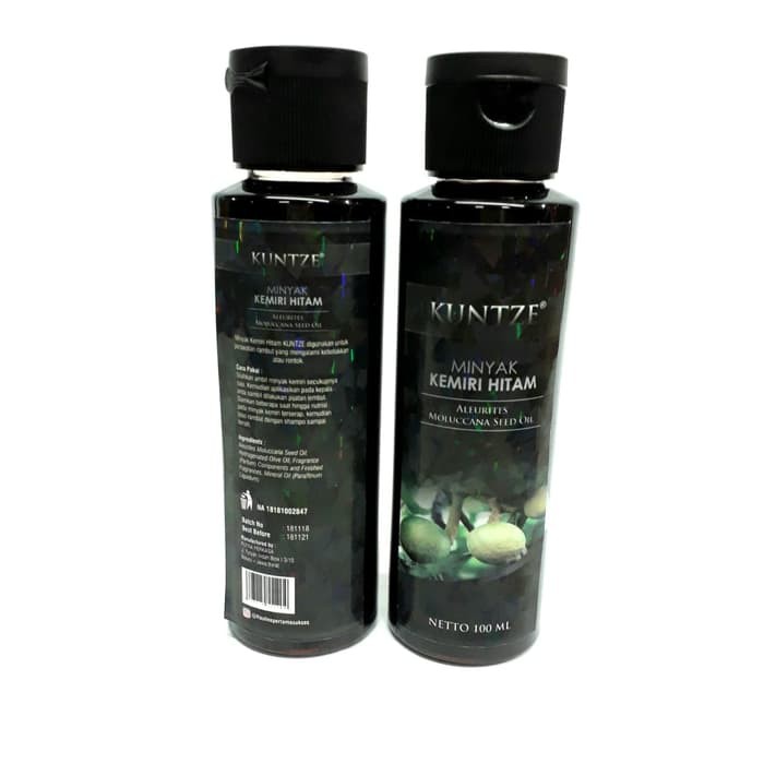 Kuntze MINYAK KEMIRI HITAM ASLI PENUMBUH RAMBUT KEMIRI BLACK ORIGINAL