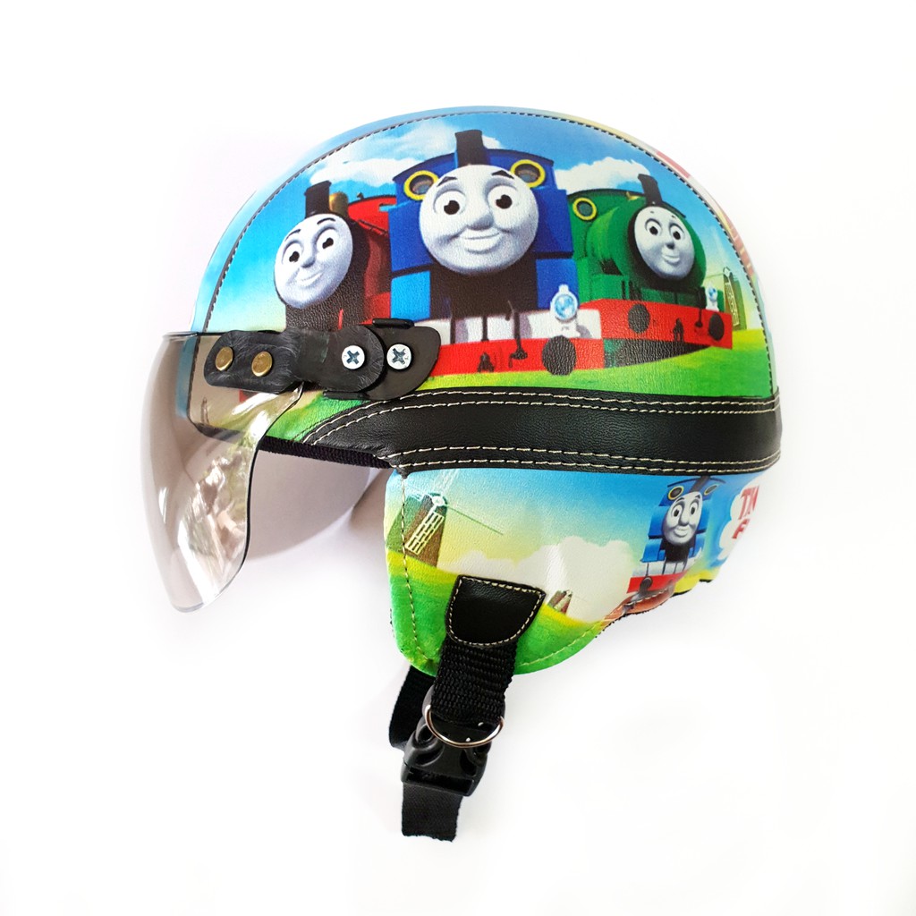 Helm anak retro special karakter thomas and friends