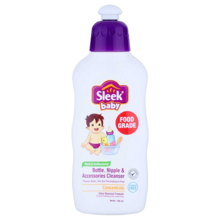 Sleek Baby Bottle Nipple &amp; Accessories Cleanser 150 ml