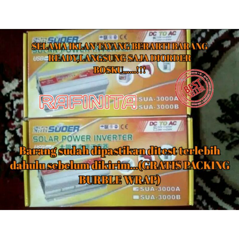 Power Inverter SUOER 3000 Watt SUA-3000