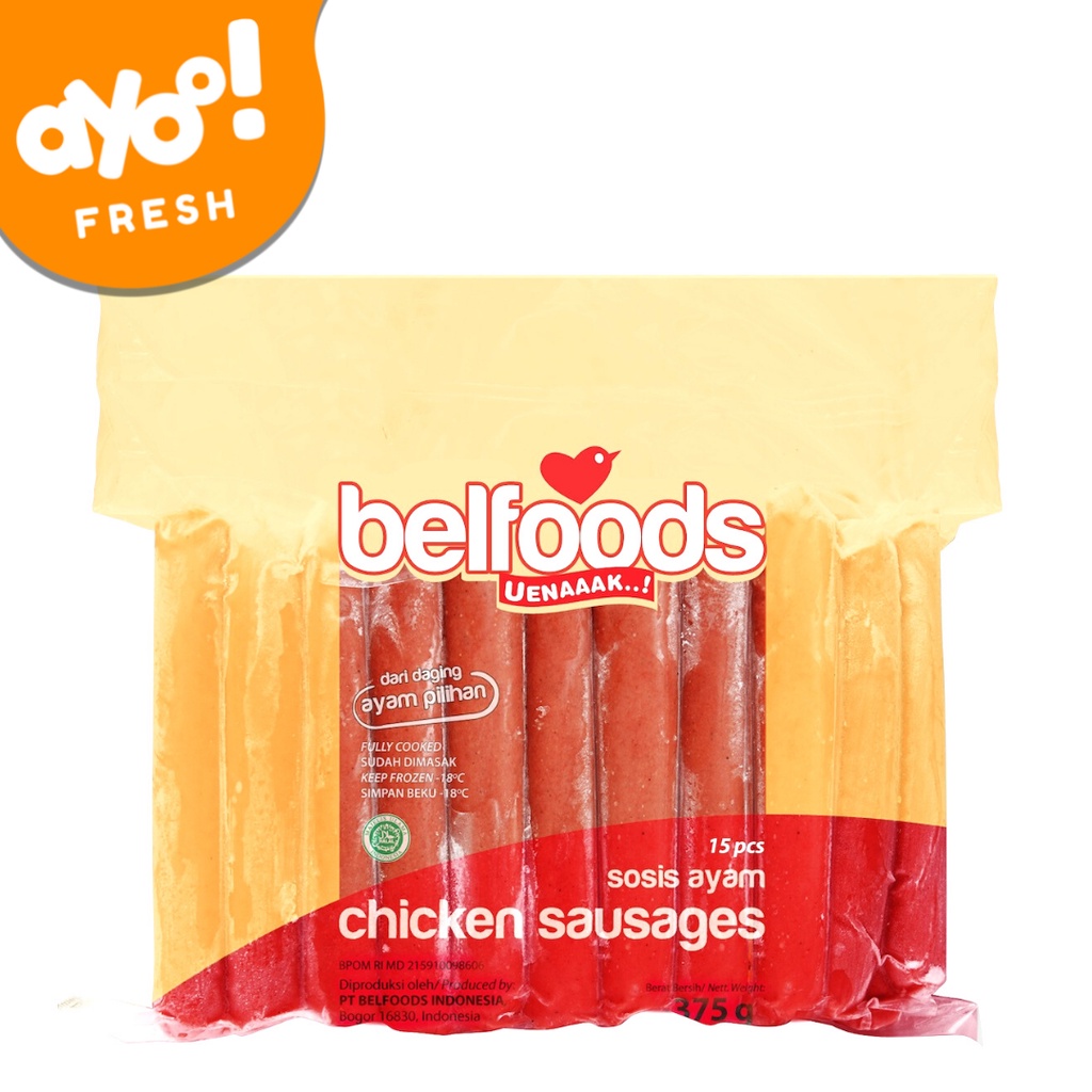 

Belfoods Uenaak Sosis Ayam 345 g Pack