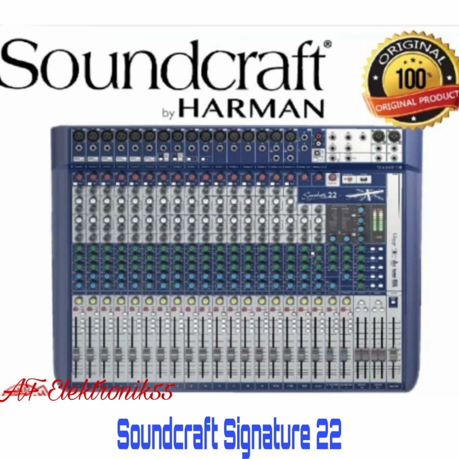 Mixer Soundcraft Signature 22 Original