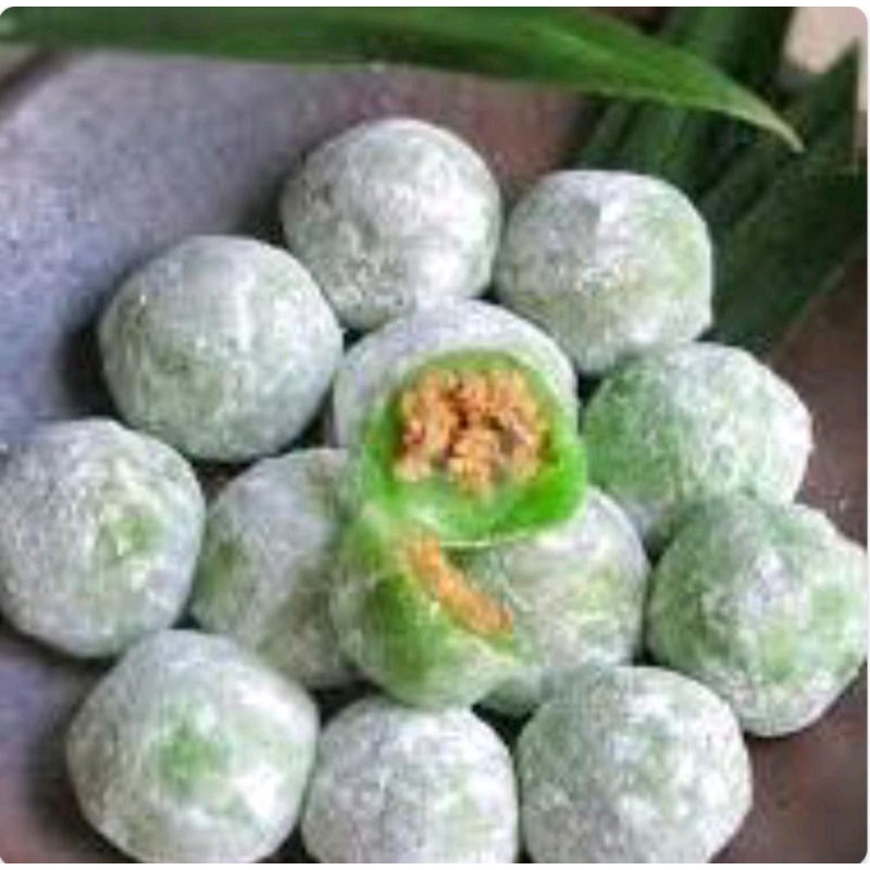 

mochi kacang aroma pandan priangan