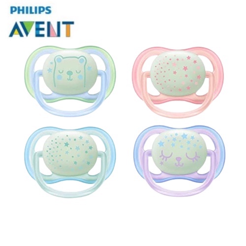 Avent - Ultra Air Night Pacifier Twins