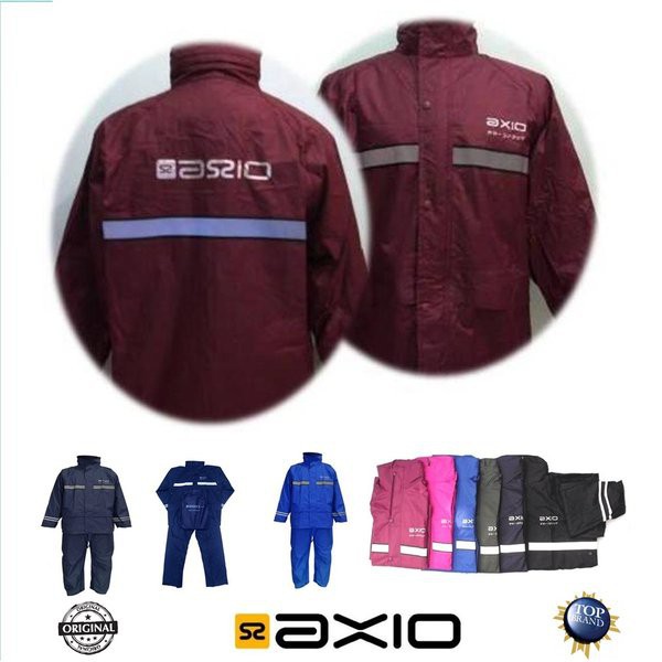 Jas Hujan Stelan AXIO 882 ASLI ORIGINAL/Raincoat Axio Import Ori/Mantel Hujan Axio/Jas Ujan Axio