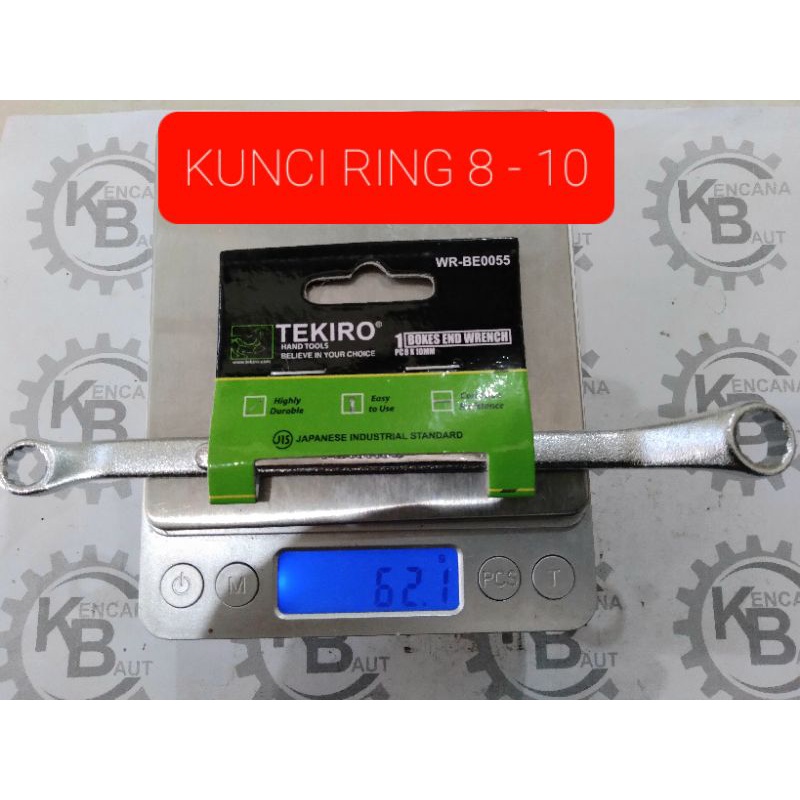 KUNCI RING TEKIRO 8 - 10 / KUNCI RING 8 - 10