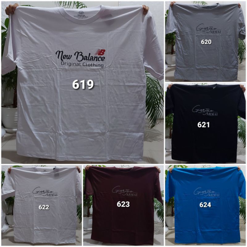 KAOS OBLONG JUMBO BIG SIZE 6XL BAHAN KATUN PREMIUM HALUS TEBAL - KAOS SUPER JUMBO SUPER BIG SIZE