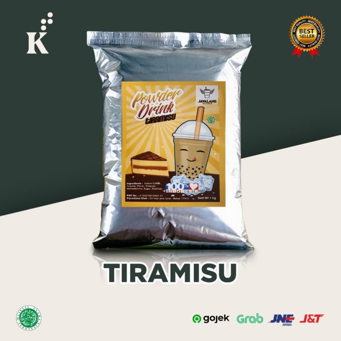 

bf011bb Bubuk Minuman Bubble Powder Drink Tiramisu Original Javaland 1Kg Ds201Fs