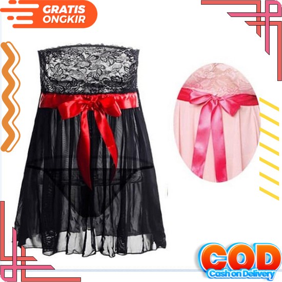 Angel'S Secret Lingerie Seksi/Lingerie Sexy/Hot Baju Tidur Dewasa Wanita Satin/Pakaian Dalam Seksi S