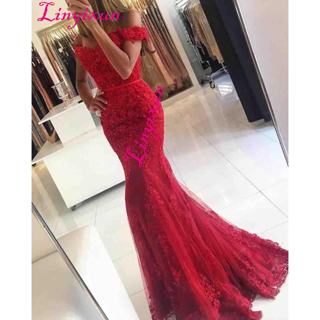 prom dresses in red