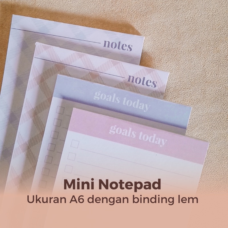 

Memopad / To-Do List Notepad / Estetik Notepad / Kertas Memo