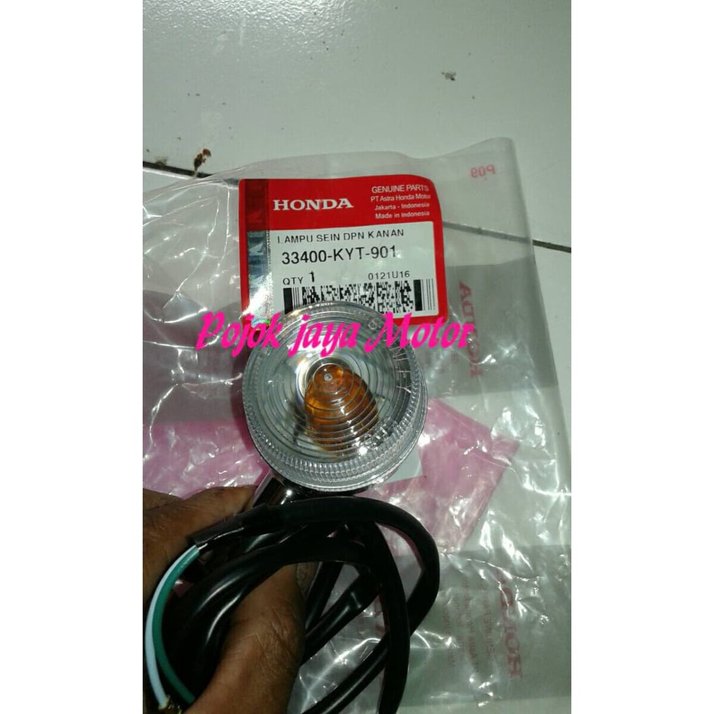 $$HARGA MURAH$%$$ LAMPU SEIN DEPAN SATUAN SCOOPY KARBU ORI