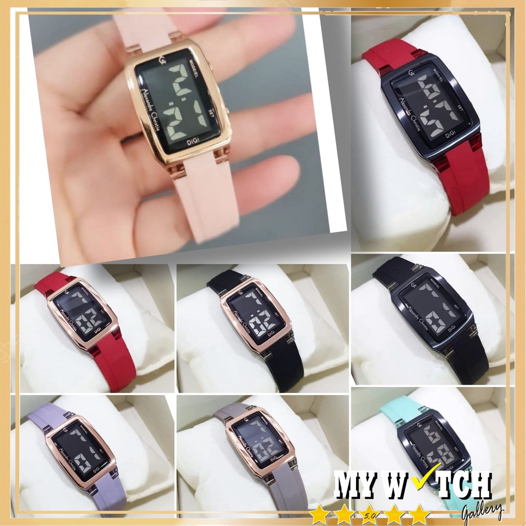 Alexandre Christie AC 9346 LH Jam Tangan Alexander Christie Wanita DIGITAL Original Diameter 2,0 cm