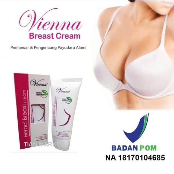 VIENNA HERBAL BREAST CREAM ORIGINAL BPOM PEMBESAR PENGENCANG PAYUDARA